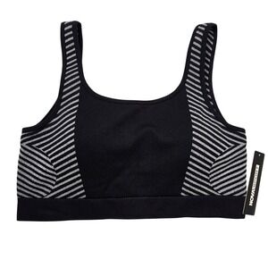 Fashion Nova Sport Flex Form Active Sports Bra  Black Size 1X/2X NWT